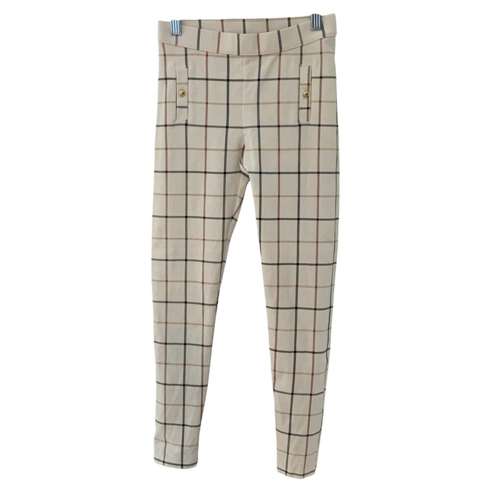 Janie and Jack Plaid Cotton blend pants size 10